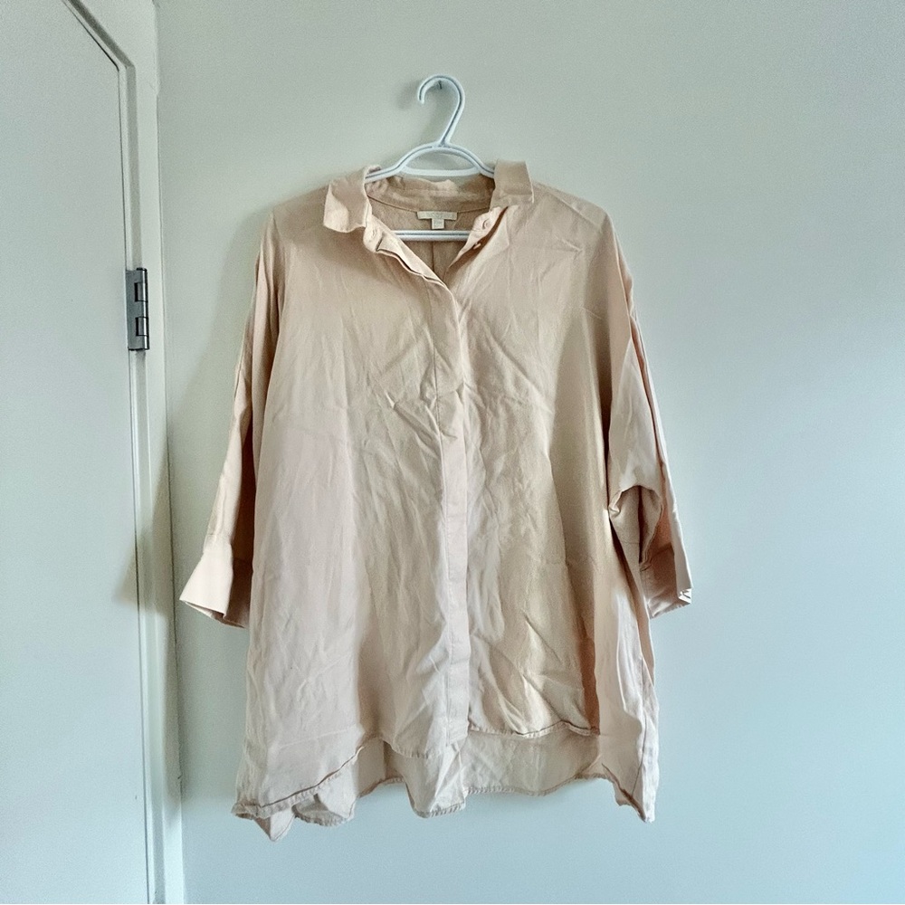 COS Oversized Muted Pink Shirt (Size S)
